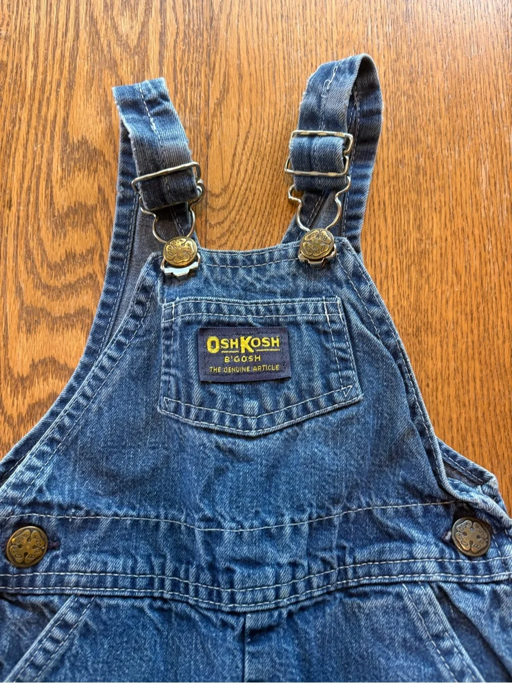 Vintage Oshkosh overalls Made in USA baby 12mo
